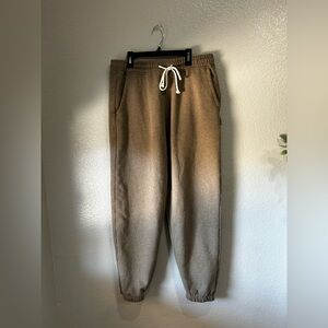 American Eagle Mens Brown Tan Jogger Pants Pockets Sz M Comfy Casual Street Wear